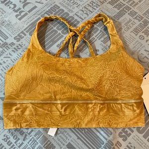 NWT Lululemon Energy Bra Long Line Ice Dye *Nulux